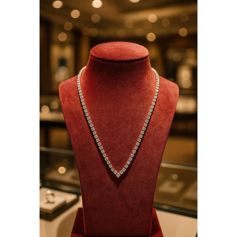 Austrian Crystal Silvertone Necklace